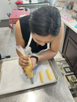 Pâte à Choux Pastries Review Photo from Cooking Class in Houston 2