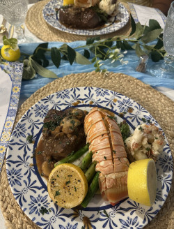 Luxurious Land and Sea Feast Review Photo from Private Chef in Atlanta 7