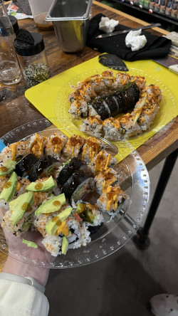 Master Sushi Rolling Review Photo from Cooking Class in Austin 2