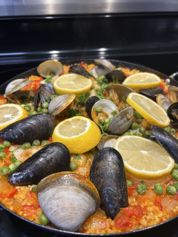 Serving the Spanish Summer Review Photo from Online Cooking Class