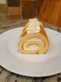 Elegant Roll Cake Review Photo from Online Cooking Class