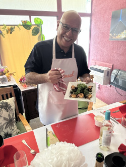 Fiery Scampi and Seafood Medley Review Photo from Cooking Class in Las Vegas 2