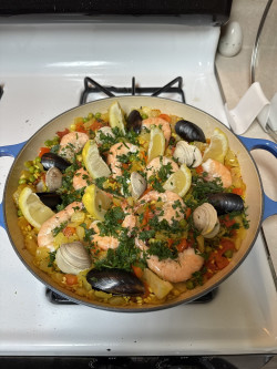 Seafood Paella From Scratch Review Photo from Online Cooking Class