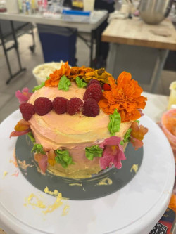 Make an Elegant Layered Cake Review Photo from Cooking Class in Bay Area 5