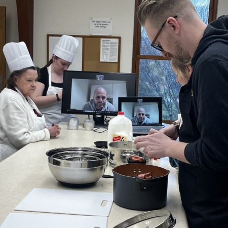 Homemade Cannelloni and Panna Cotta Review Photo from Online Cooking Class 2