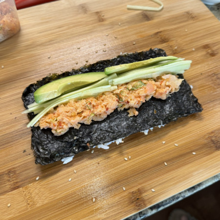 Surf and Turf Sushi Review Photo from Cooking Class in Washington, D.C. 6