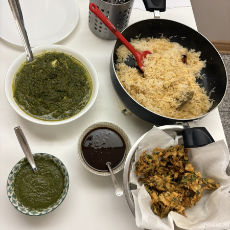 Palak Paneer and Pistachio Kulfi Feast Review Photo from Cooking Class in Toronto