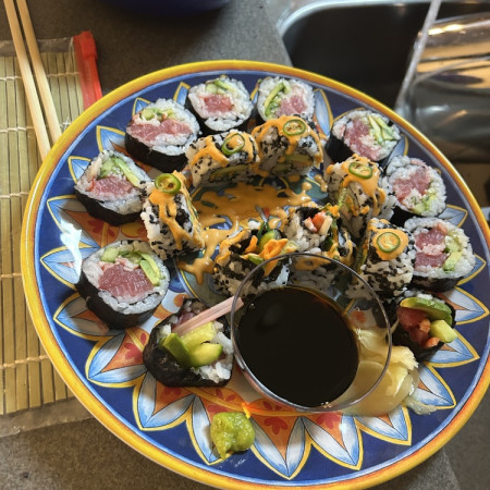 Handmade Sushi Rolls Review Photo from Cooking Class in Atlanta 3