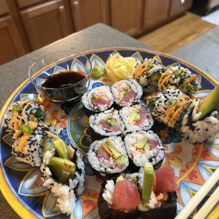 Handmade Sushi Rolls Review Photo from Cooking Class in Atlanta 8