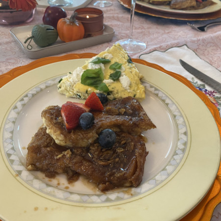 Galentine's Day PJ Brunch Review Photo from Online Cooking Class