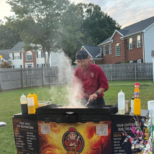 Hibachi Culinary Showcase Review Photo from Private Chef in Charlotte 3