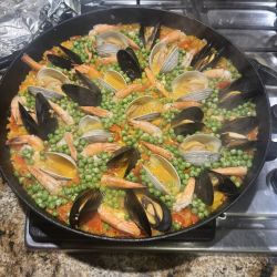 Serving the Spanish Summer Review Photo from Online Cooking Class 3