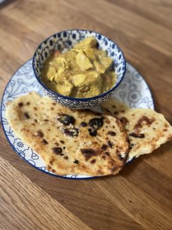 Indian Curry and Homemade Naan Review Photo from Online Cooking Class 2