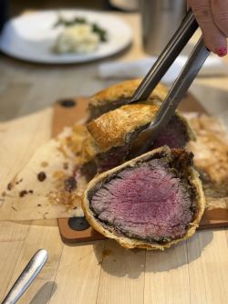 Beef Wellington Menu - Date Night Review Photo from Cooking Class in Austin 3
