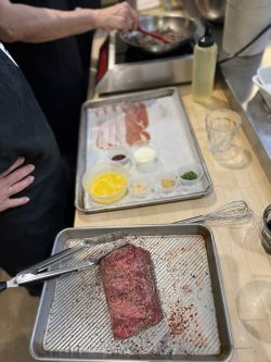 Beef Wellington Menu - Date Night Review Photo from Cooking Class in Austin 7