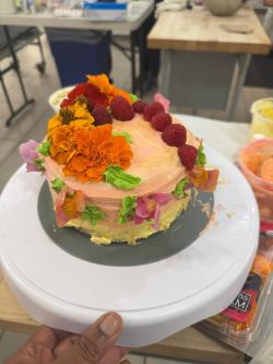 Make an Elegant Layered Cake Review Photo from Cooking Class in Bay Area 4