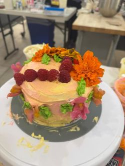 Make an Elegant Layered Cake Review Photo from Cooking Class in Bay Area 5