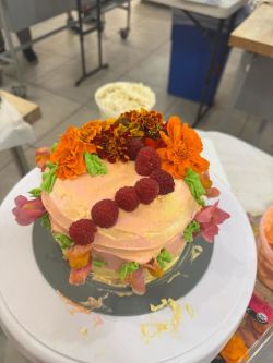 Make an Elegant Layered Cake Review Photo from Cooking Class in Bay Area 6