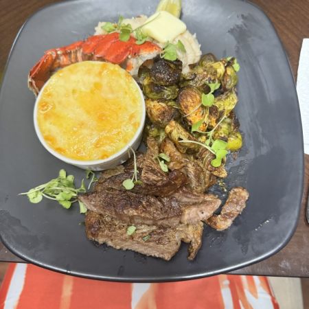 Luxurious Land and Sea Feast Review Photo from Private Chef in Atlanta