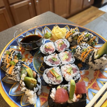 Handmade Sushi Rolls Review Photo from Cooking Class in Atlanta 8
