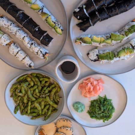 Sushi-Centered Feast Review Photo from Cooking Class in San Diego
