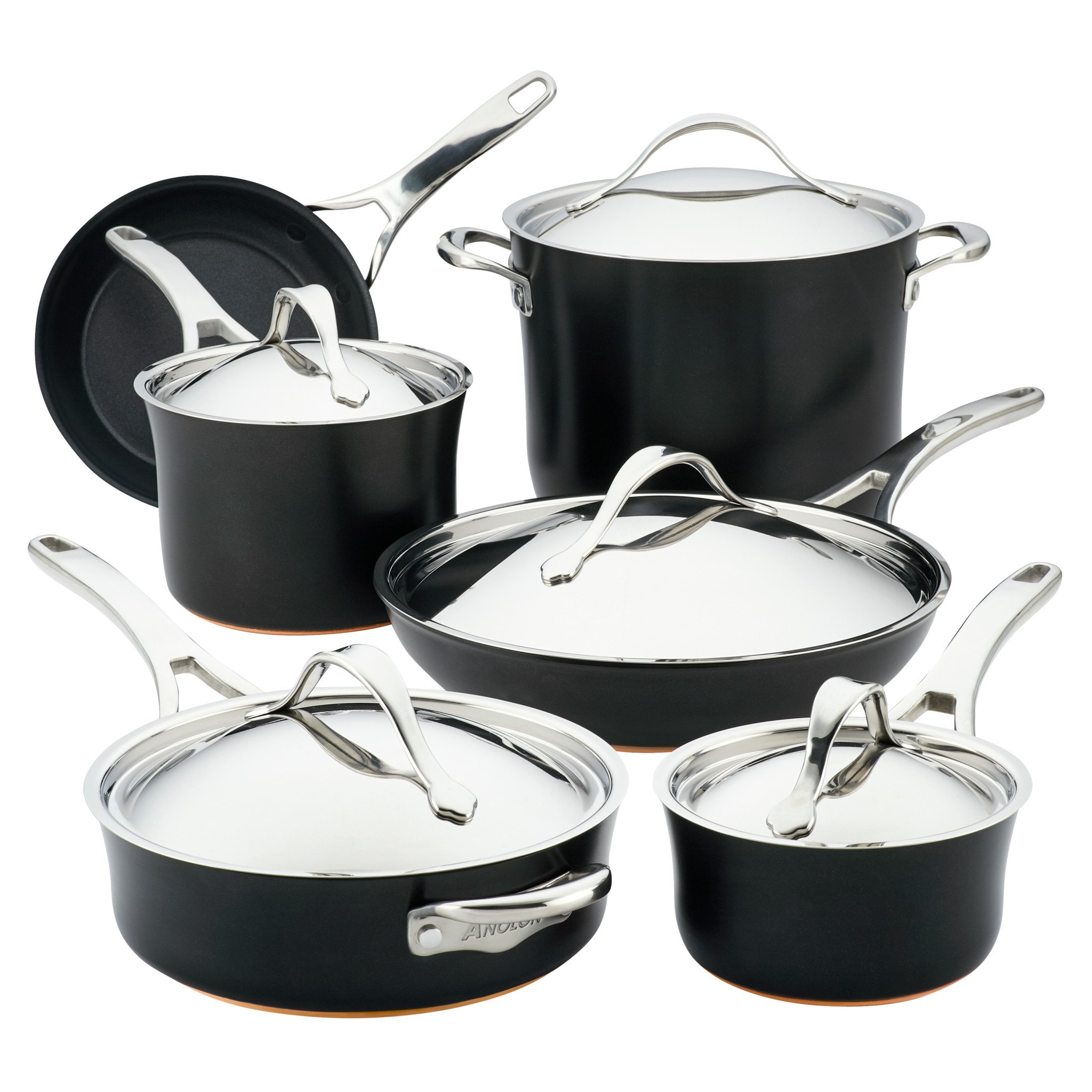 Anolon 11-Piece Cookware Set in Moonstone