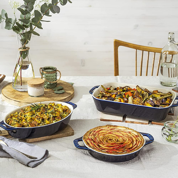 Staub Stoneware 4-Piece Set, Baking Pans