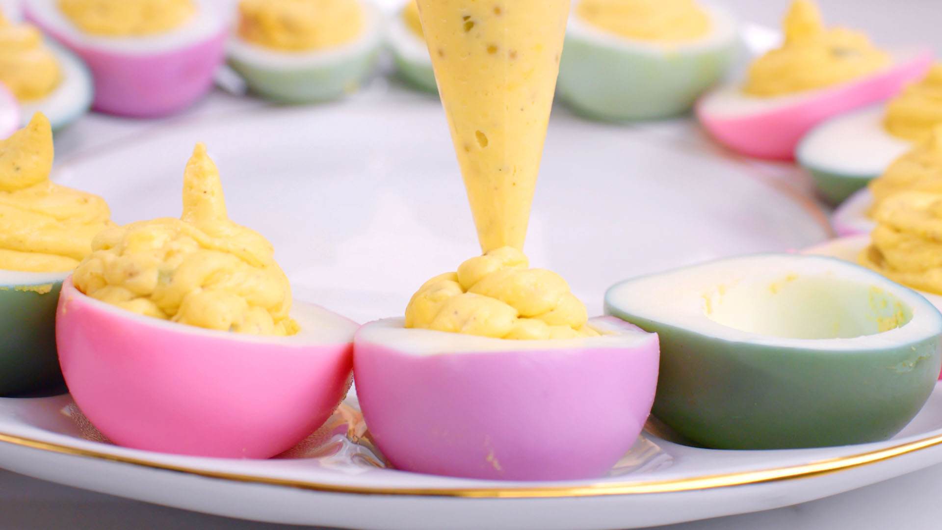 Easter Deviled Eggs