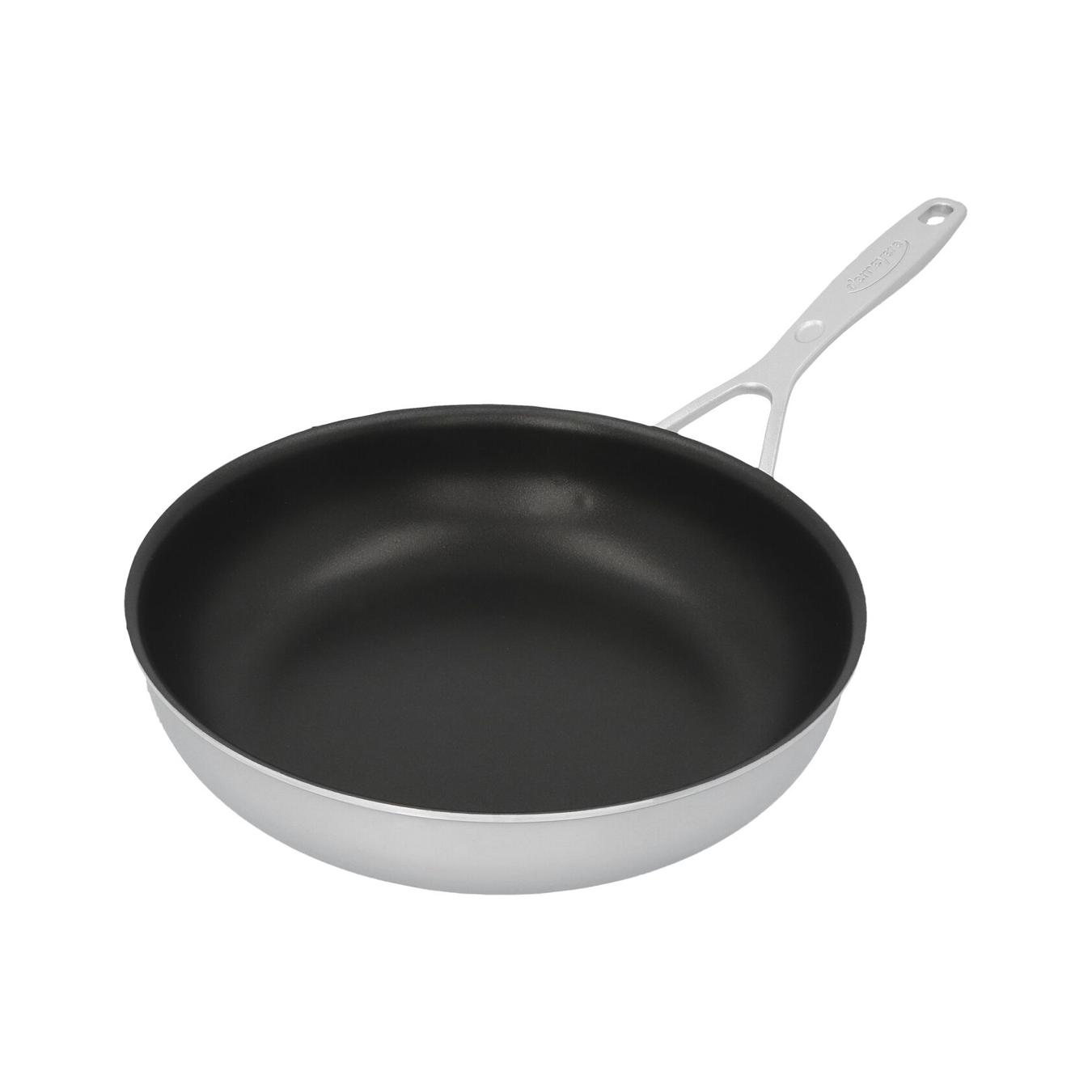 Demeyere 5-Plus Nonstick Fry Pan with Lid - 9.5 Stainless Steel