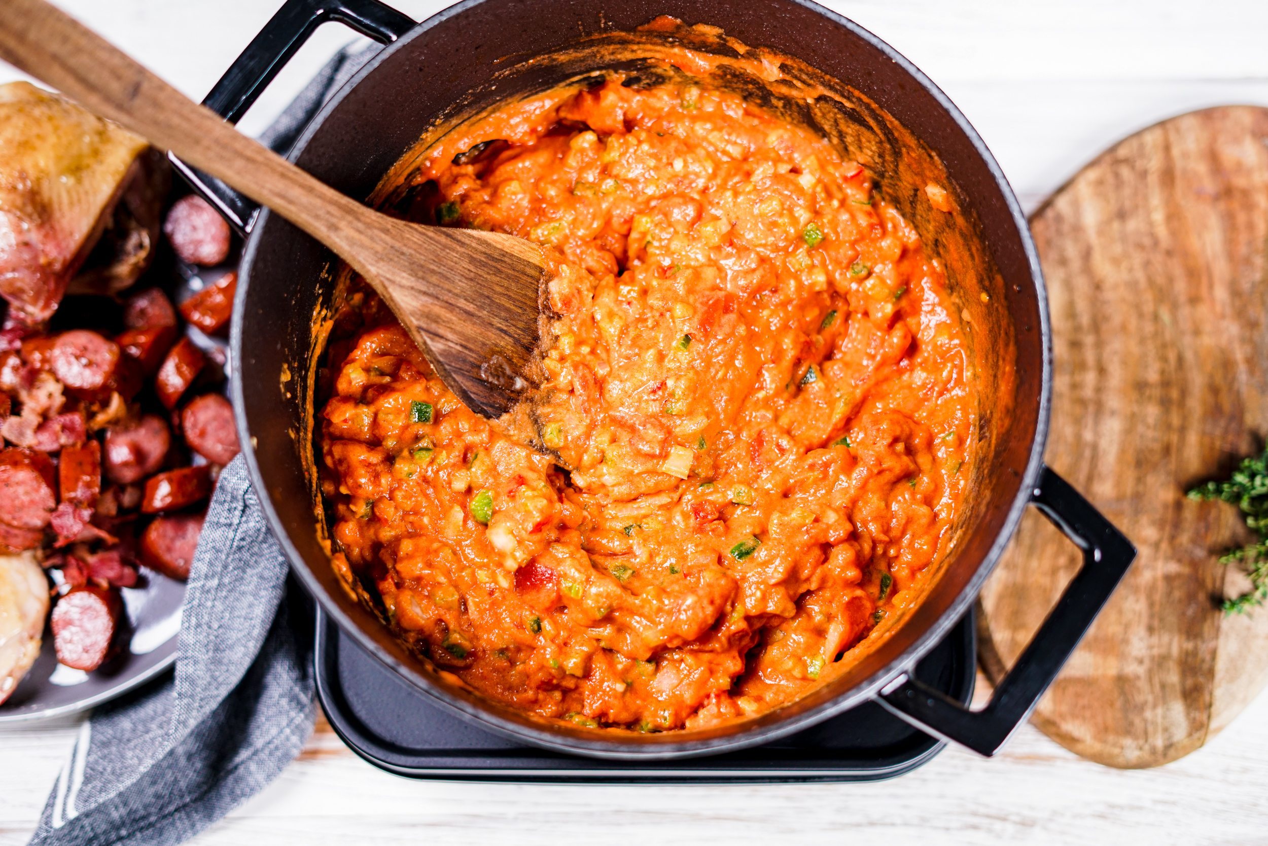 Secrets to Mom's Chicken Gumbo Soup- The Fed Up Foodie