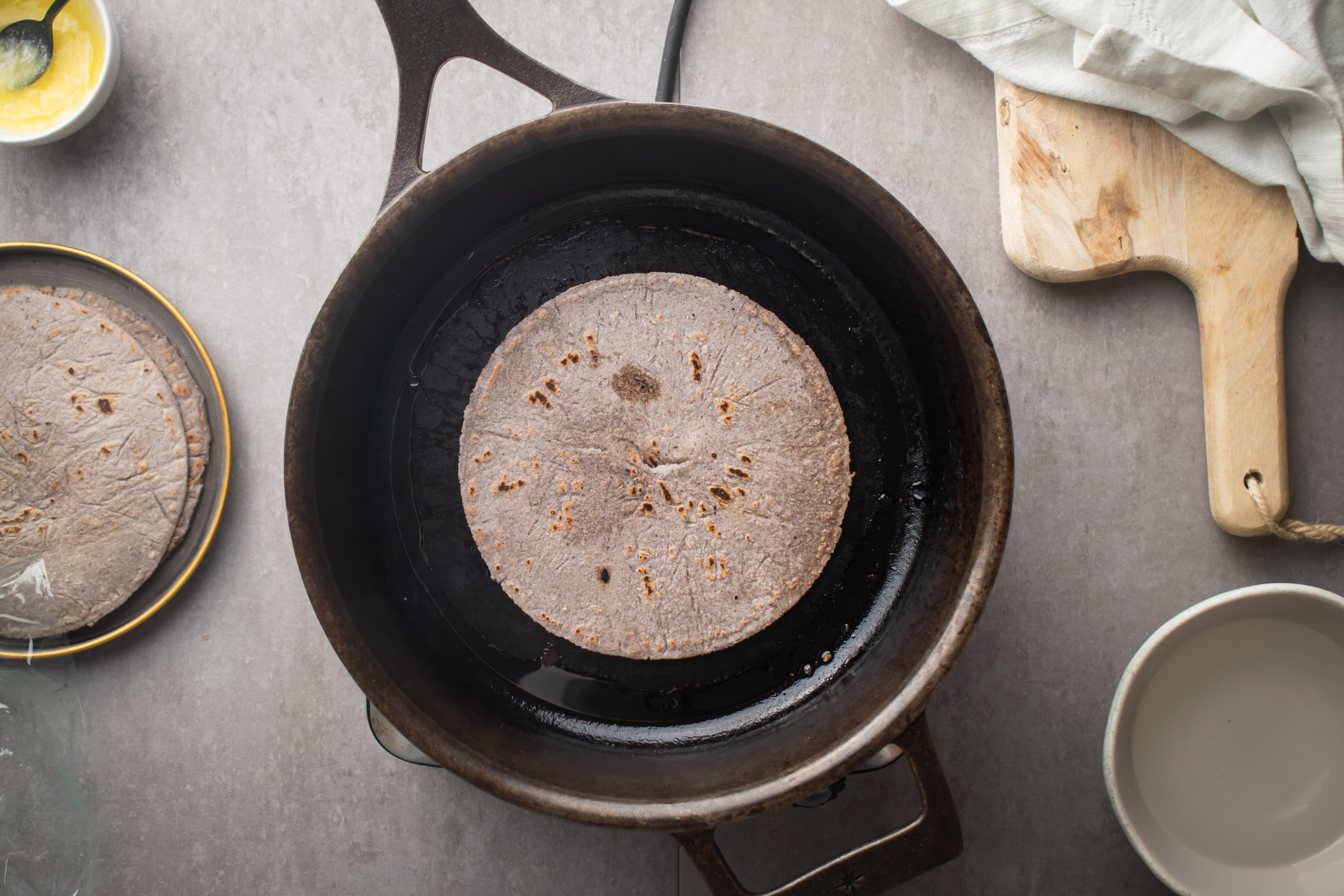 Blue Corn Tortilla Skillet Recipe