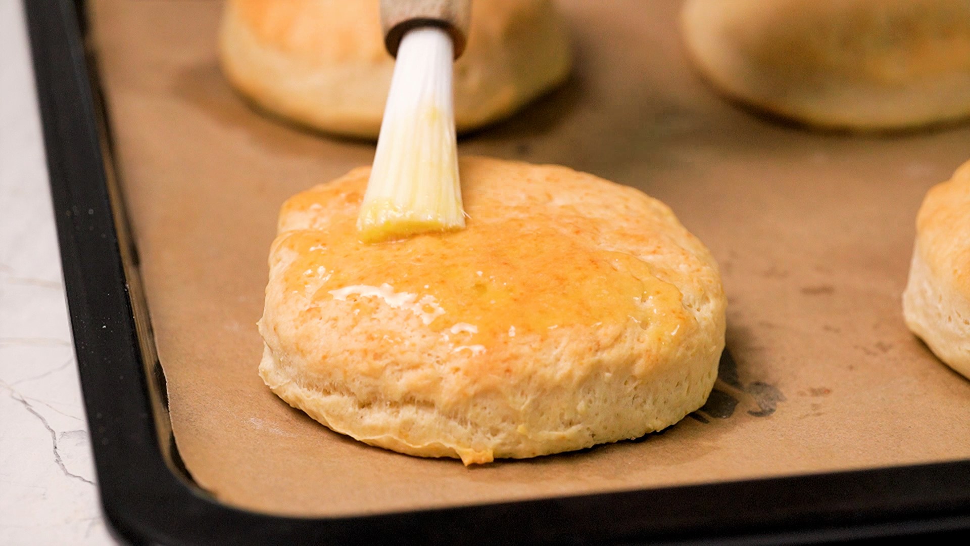 Honey Butter Chicken Biscuit - Deliciously Seasoned