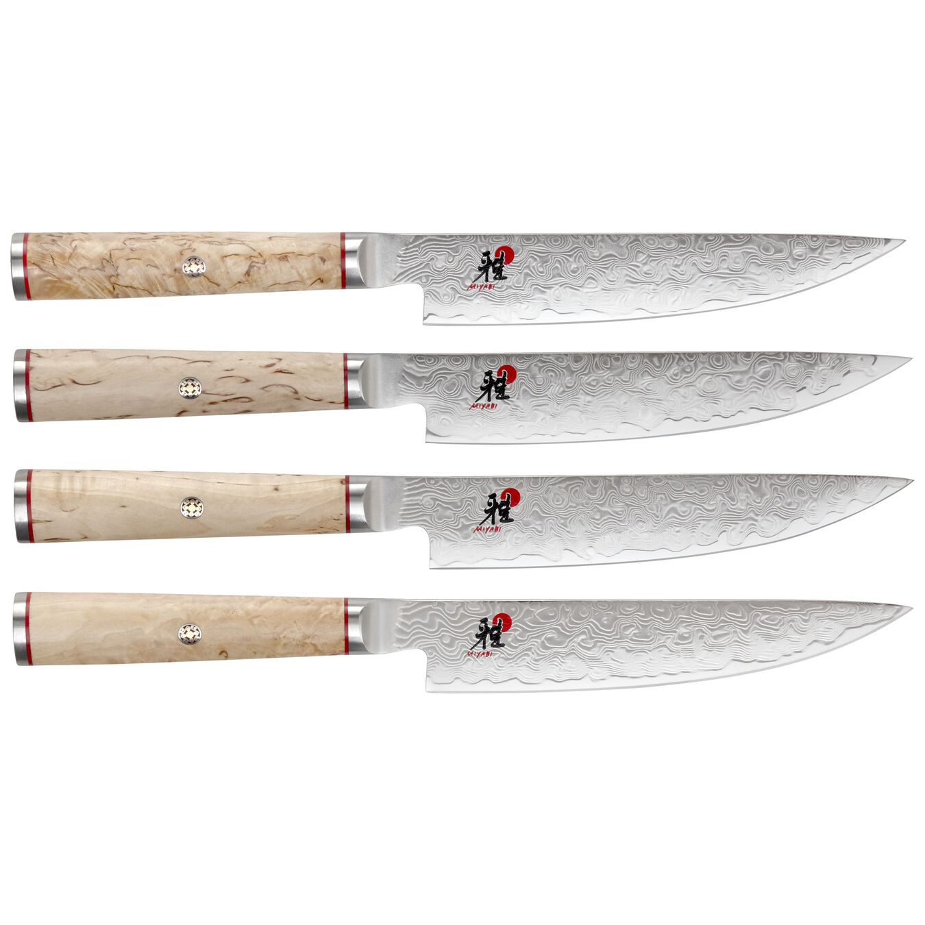 Ayesha Curry 3pc Home Collection Japanese Steel Cooking Knife Set Blue