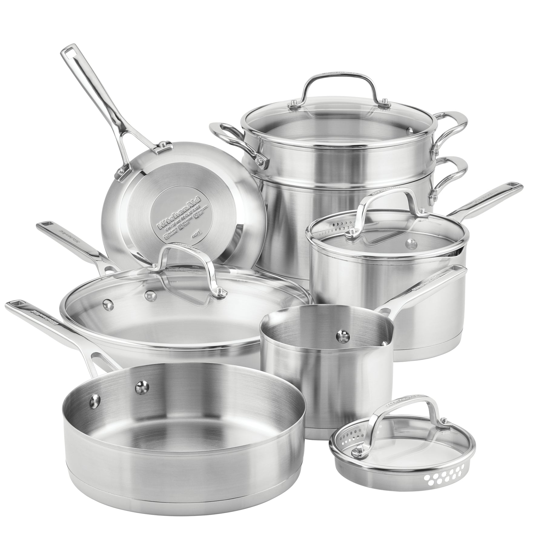 Rachael Ray Stainless Steel And Hard Anodized Nonstick Cookware Pots And Pans  Set, 11-piece & Reviews