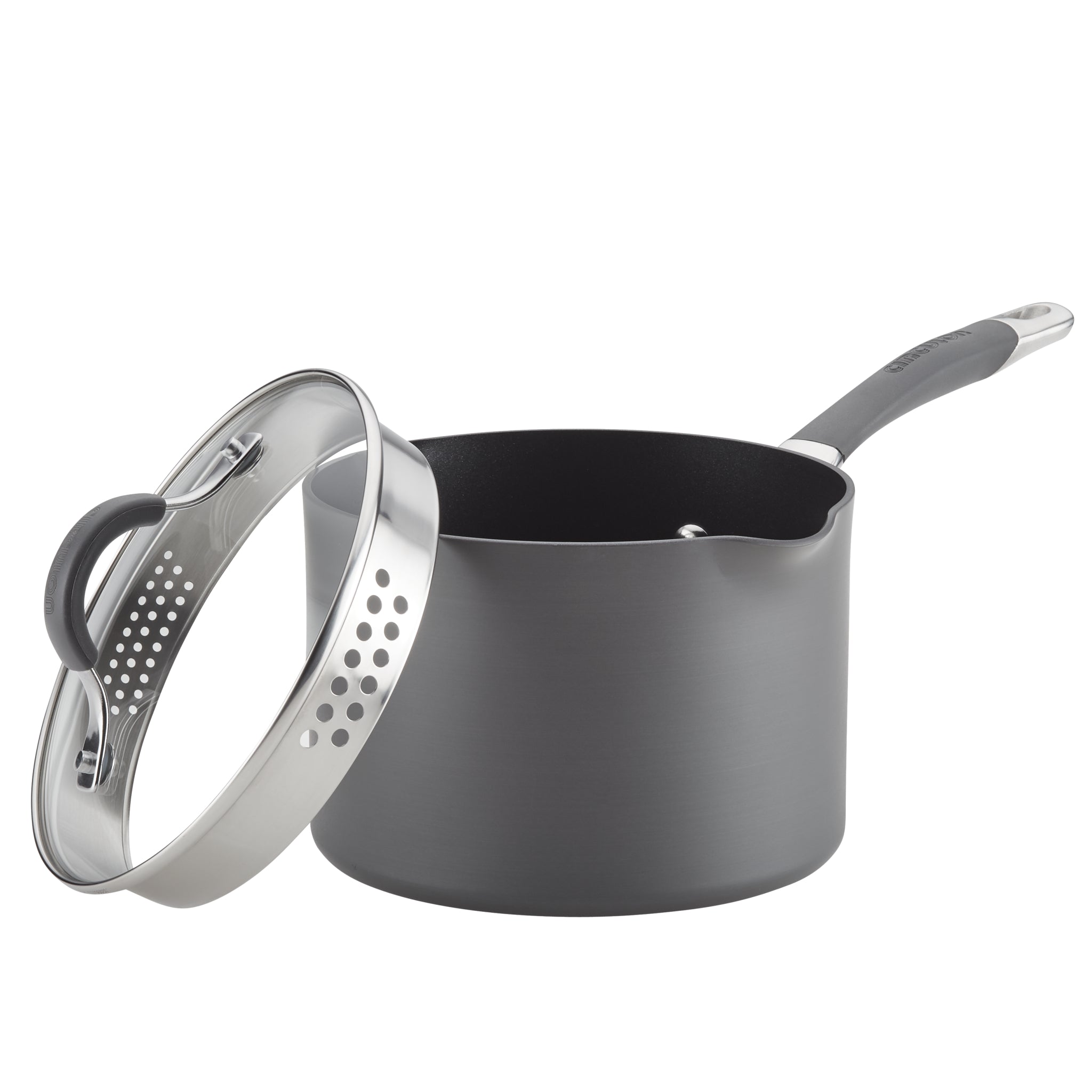 3.5-Quart Straining Saucepan