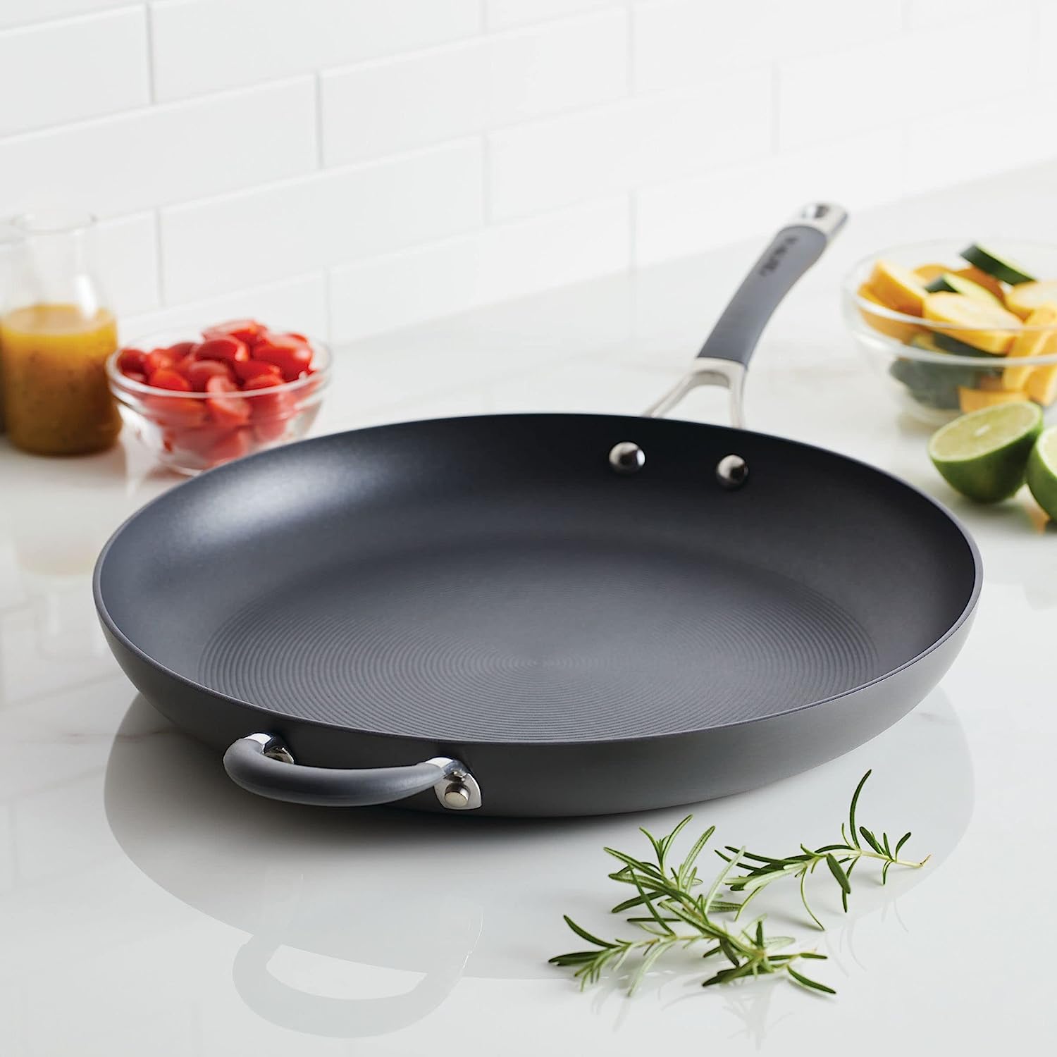 Circulon Radiance 14-Inch Hard Anodized Frying Pan with Handle