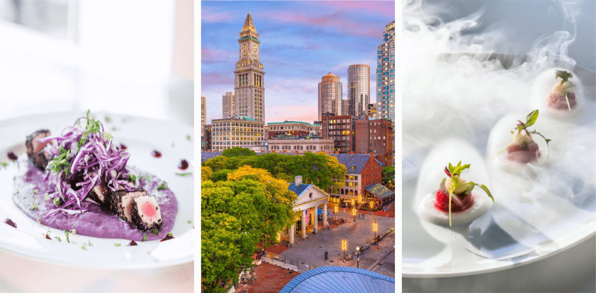 See our selection of michelin inspired menus in Boston, MA