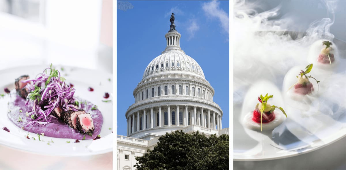 See our selection of michelin inspired menus in Washington
