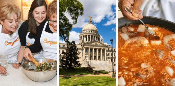 See our selection of Group cooking classes in Jackson, MS