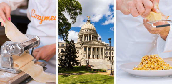 See our selection of Pasta Making classes in Jackson, MS