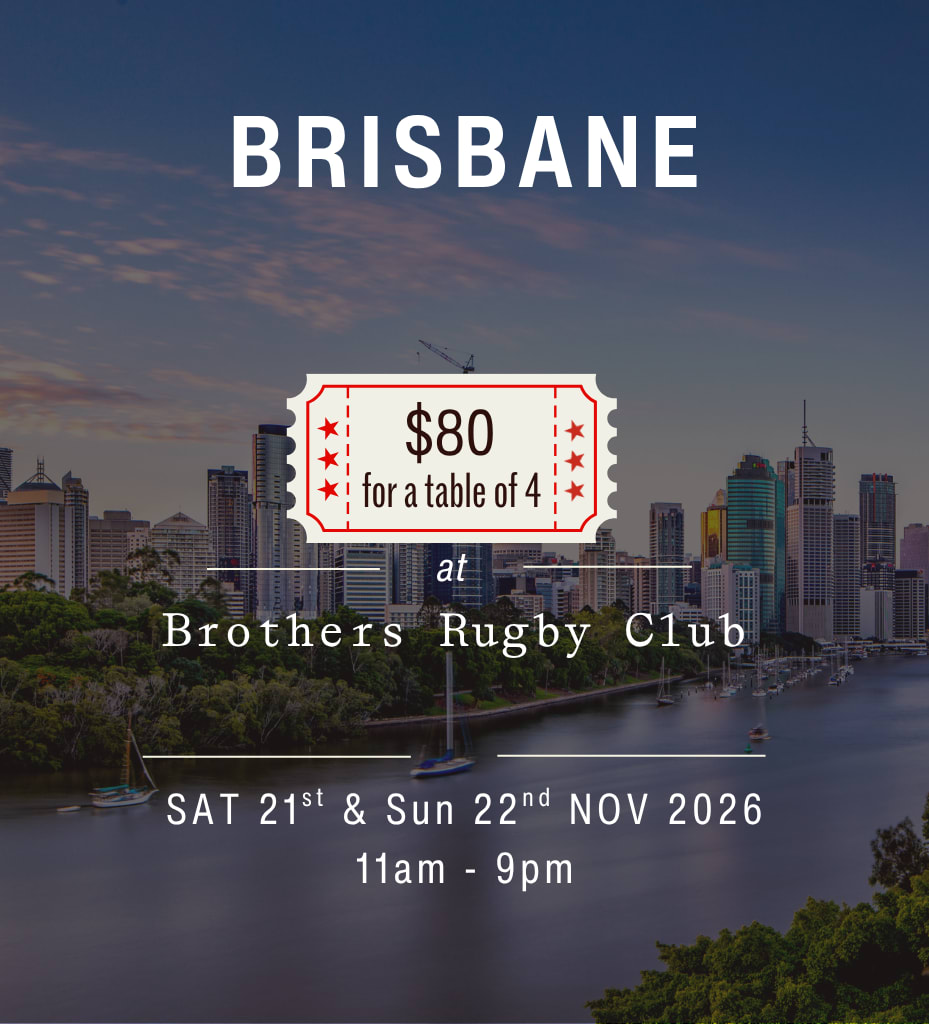 Brisbane Wine Tasting - Brothers Rugby Club - 21st and 22nd November 2026