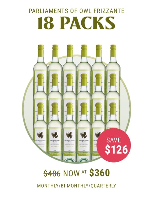 18 Bottles of Parliament Of Owls Frizzante - Delivered every 1, 2 or 3 Months