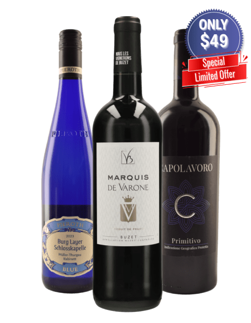European Wine Flight - 3 Pack