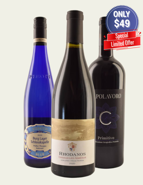 European Wine Flight - 3 Pack