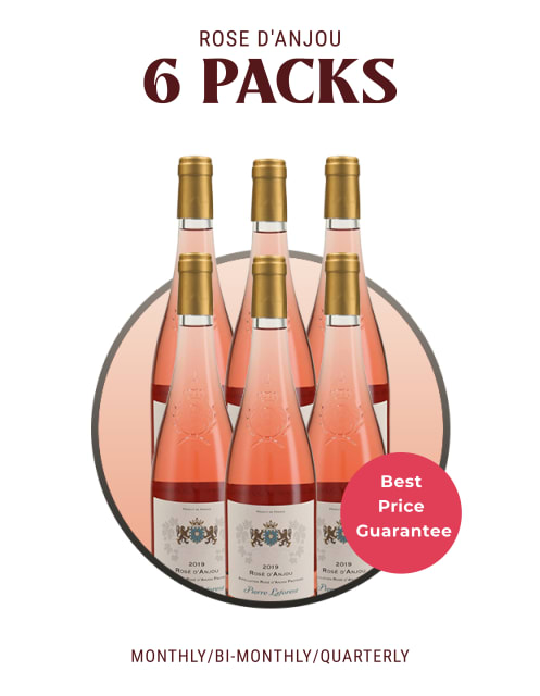 6 Bottles of Pierre Laforest - Rose d'Anjou  - Delivered every 1, 2 or 3 Months