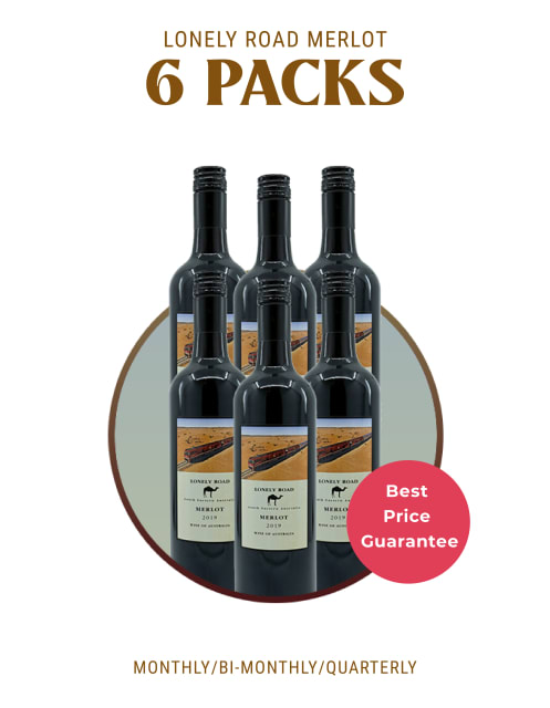 6 Bottles of Lonely Road Merlot - Delivered every 1, 2 or 3 Months