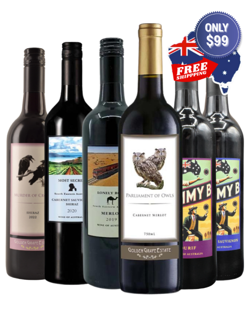 Fruity Red Wine Flight - 6 Pack