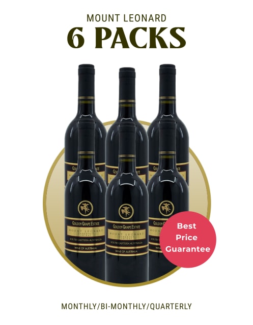 6 Bottles of Mount Leonard Cabernet Shiraz - Delivered every 1, 2 or 3 Months