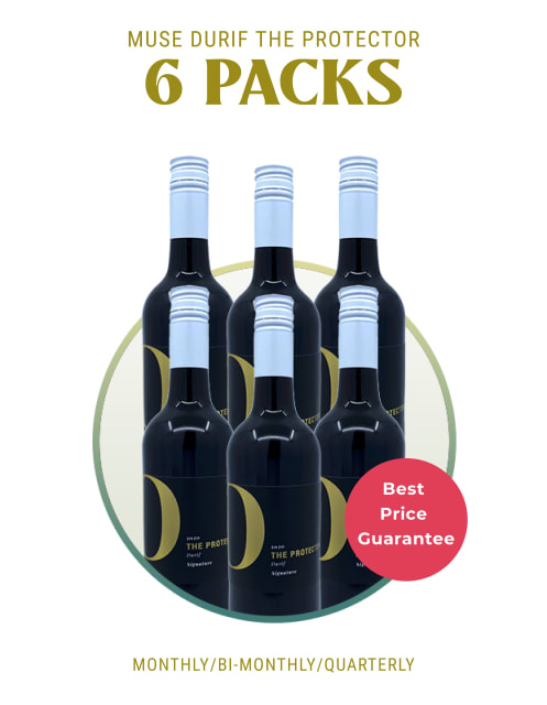 6 Bottles of The Protector Durif Muse Signature - Delivered every 1, 2 or 3 Months