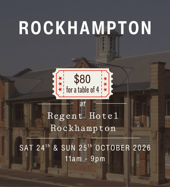 Rockhampton Wine Tasting - Regent Hotel - 24th & 25th October 2026